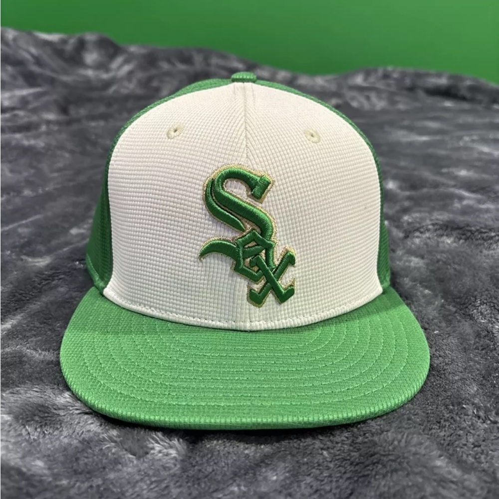New Era Chicago White Sox 2024 St. Patrick’s Day Hat Fitted Size 7 1/8